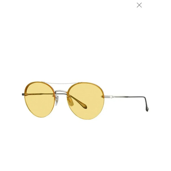 New Garrett Leight Sunglasses Beaumont Sun Brushed Silver Designer Luxury $399 - Picture 2 of 2